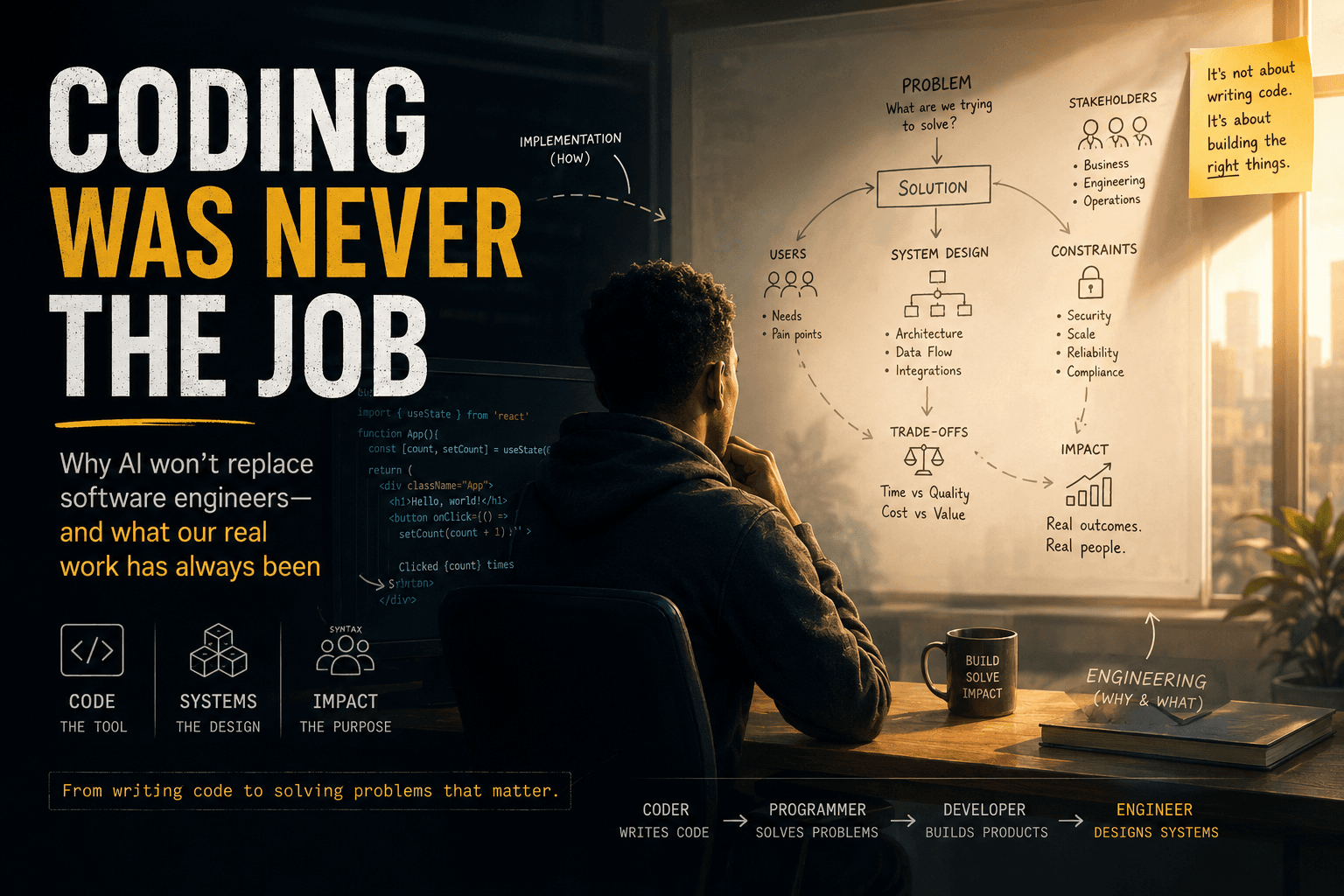 Coding Was Never The Job
